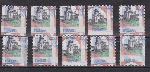 Italy republic 1980 castles - italy,