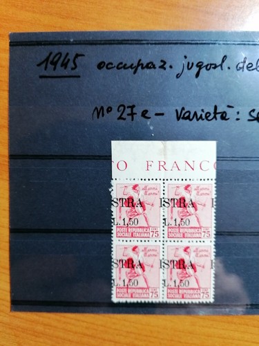 Istria 1945 overprint - 1945, out