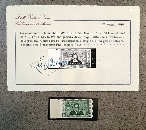 1954 marco polo lire - polo,