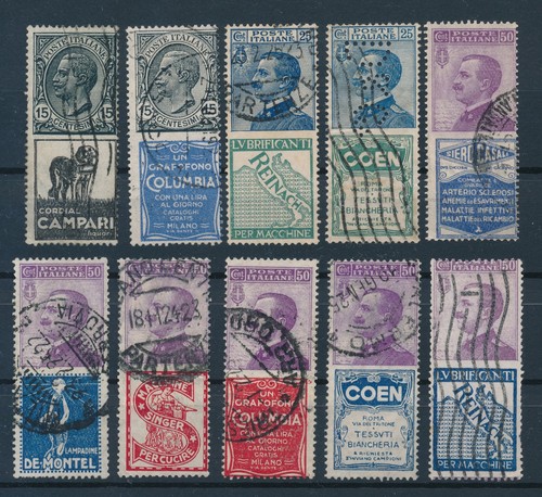1924 advertising lot stamps - 1924,