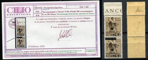 Trieste occ jugoslava - jugoslava, 1l
