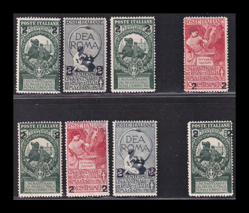 Italy 1913 overprinted unit - italy,