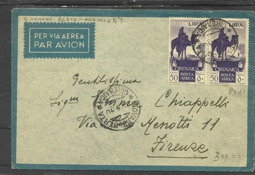 1940 libya 50c - libya, x2