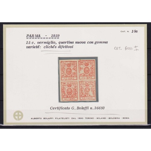 Parma 1857 quartina c - parma,